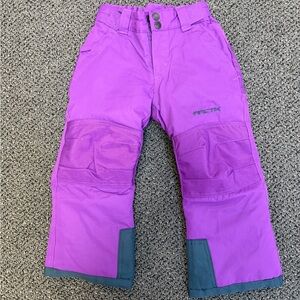 Arctic Kids Purple Snow Pants toddler size 4t